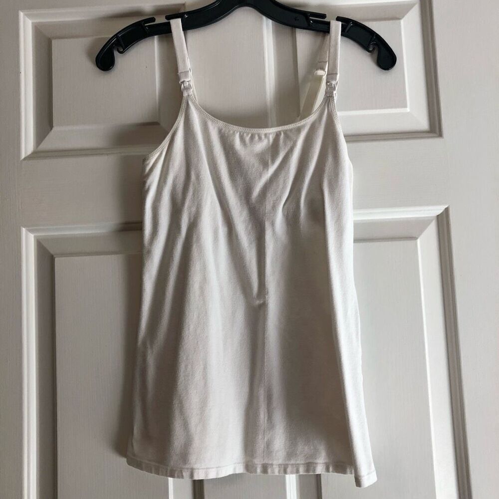 Gillian & O’Malley Women’s White Nursing Camisole Inner Sling Size Small